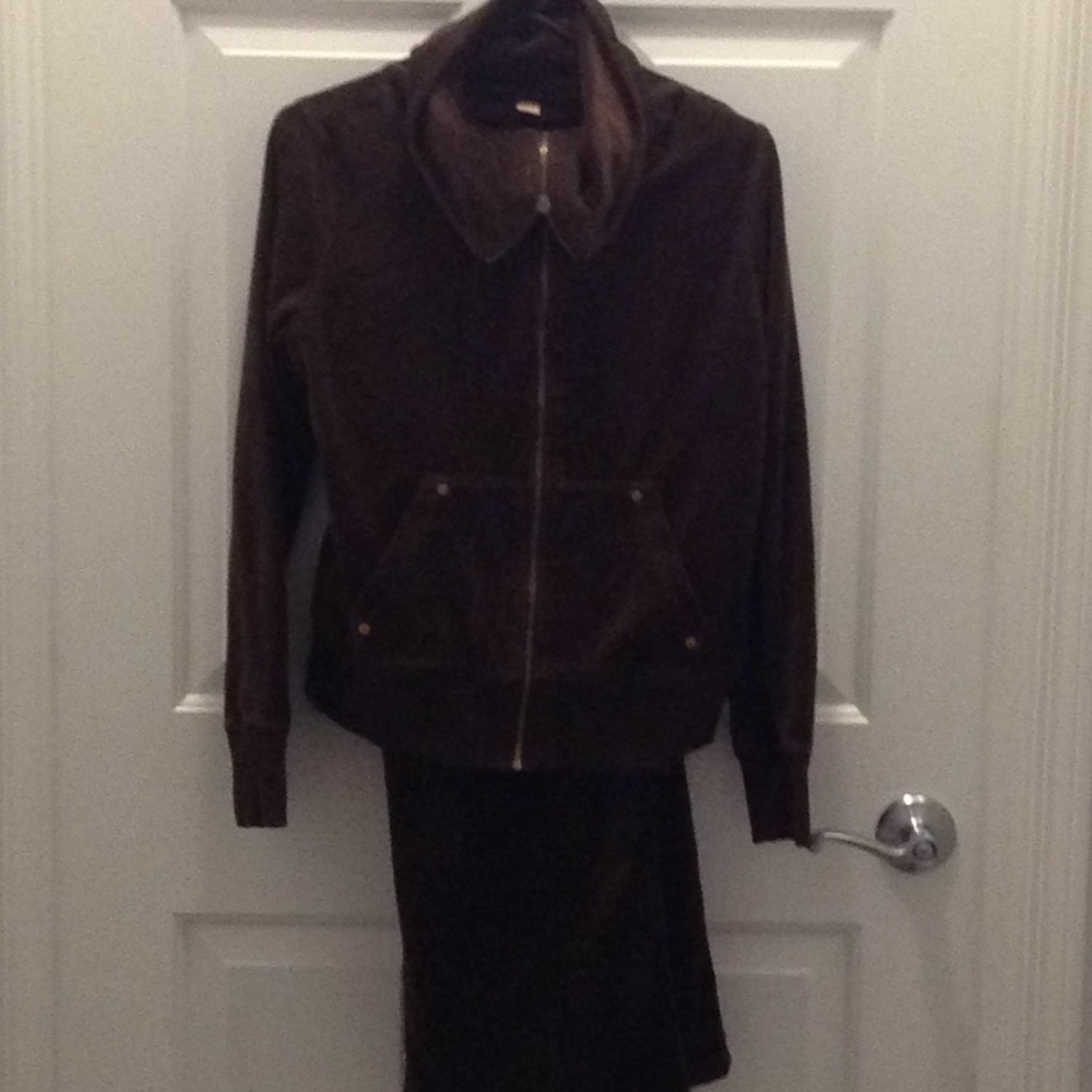 2pc Michael Kors jog set. Chocolate brown